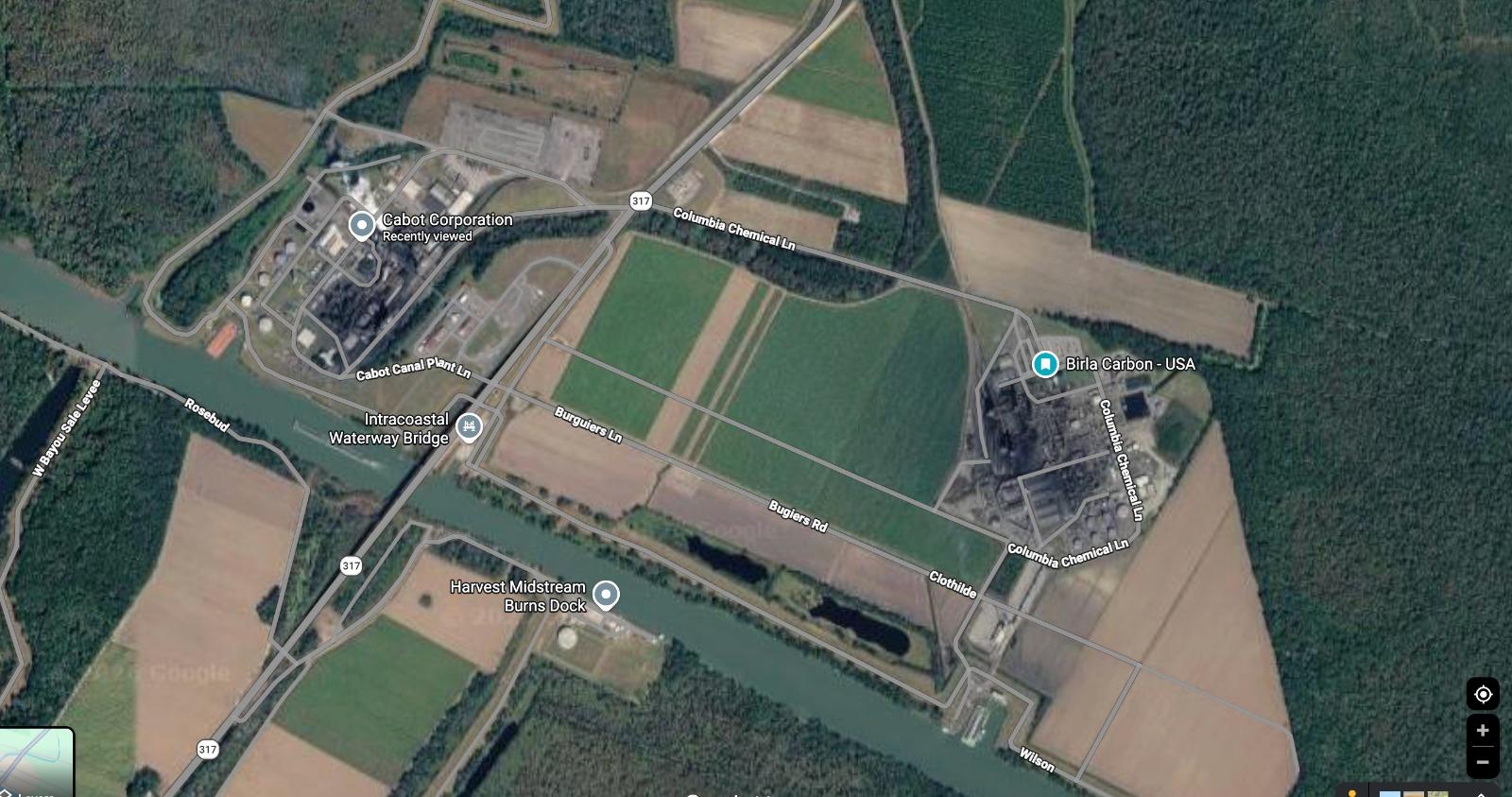Site image showing the real plant location